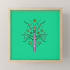 Sagittarius Praying Mantis Mini Art Print Gallery Image 1