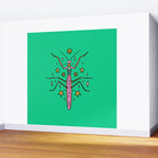 Sagittarius Praying Mantis Wall Mural Gallery Image 2