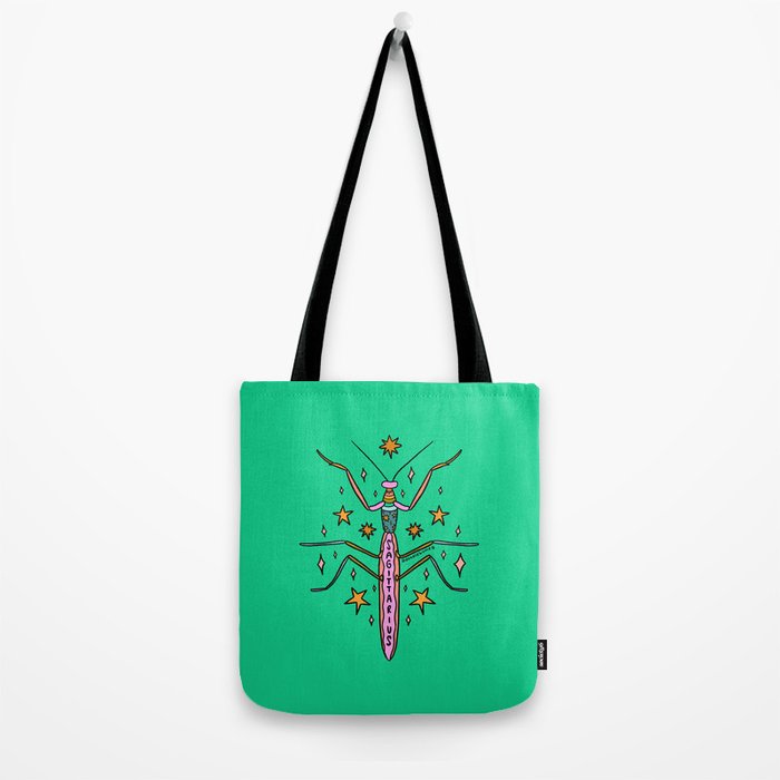 Sagittarius Praying Mantis Tote Bag Gallery Image 2