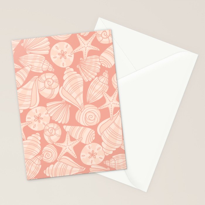 Seashells by the Seashore Stationery Card Gallery Image 2