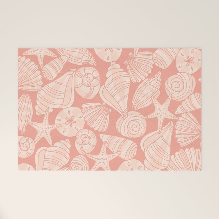 Seashells by the Seashore Welcome Mat Gallery Image 1