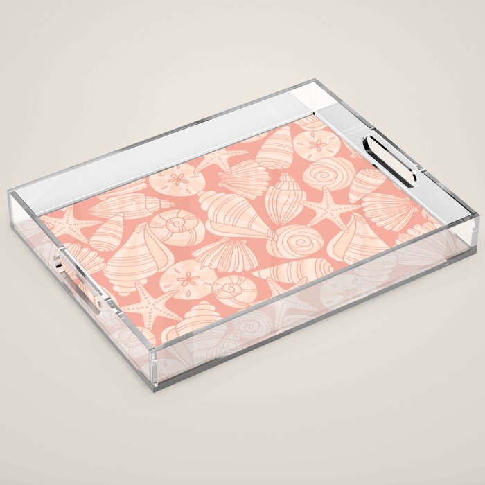 Seashells by the Seashore Acrylic Tray Gallery Image 1