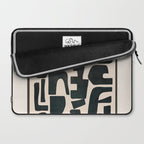 Organic Contemporary Modern Shapes 01 Laptop Sleeve Gallery Image 2