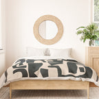 Organic Contemporary Modern Shapes 01 Duvet Cover Gallery Image 3