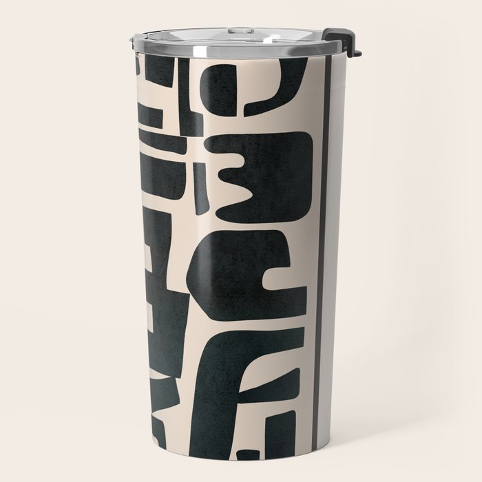 Organic Contemporary Modern Shapes 01 Travel Mug Gallery Image 2