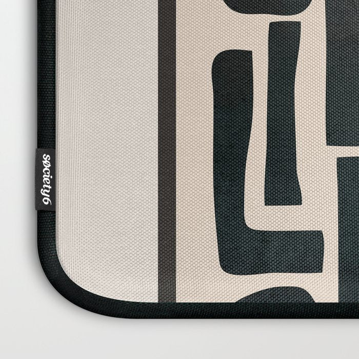 Organic Contemporary Modern Shapes 01 Laptop Sleeve Gallery Image 3