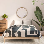 Organic Contemporary Modern Shapes 01 Comforter Gallery Image 3