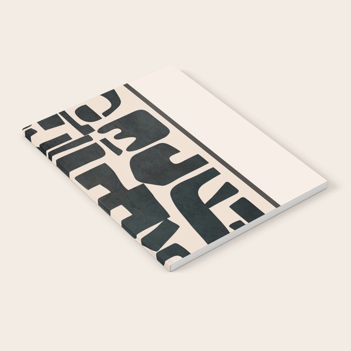 Organic Contemporary Modern Shapes 01 Notebook Gallery Image 1
