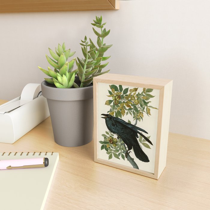 Raven - John James Audubon Birds of America Mini Art Print Gallery Image 2