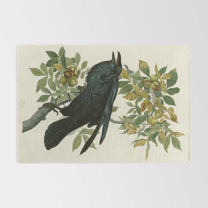 Raven - John James Audubon Birds of America Rug Gallery Image 2