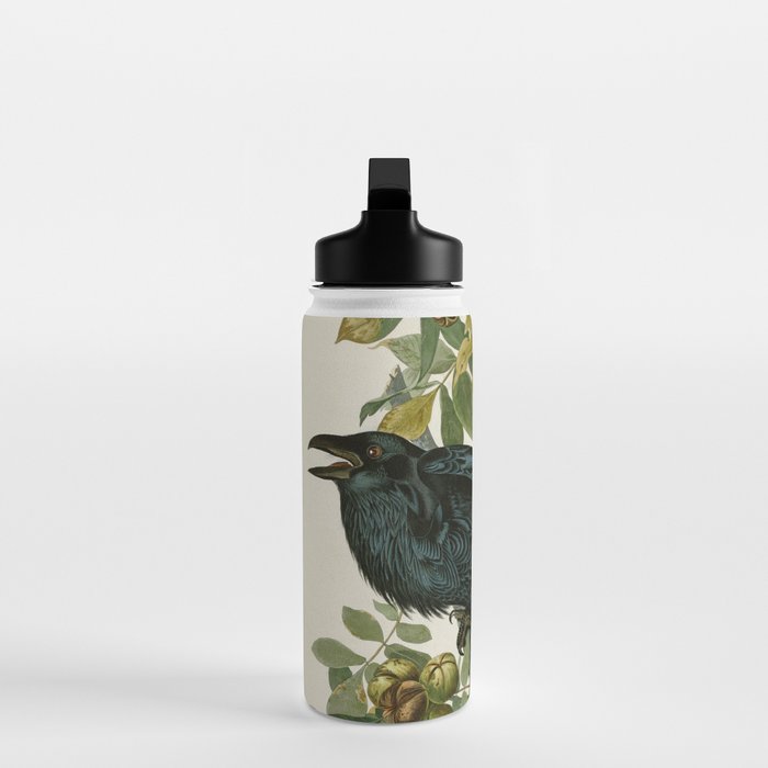 Raven - John James Audubon Birds of America Water Bottle Gallery Image 3