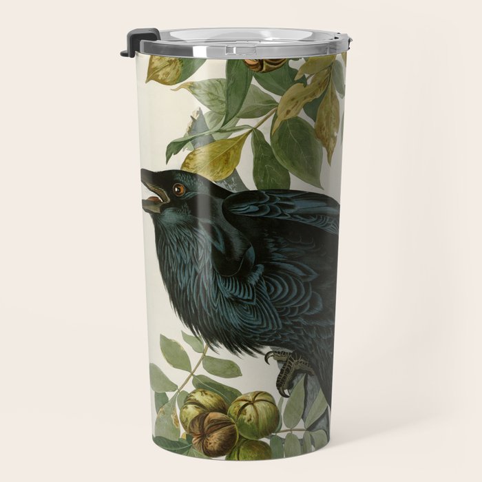 Raven - John James Audubon Birds of America Travel Mug Gallery Image 3