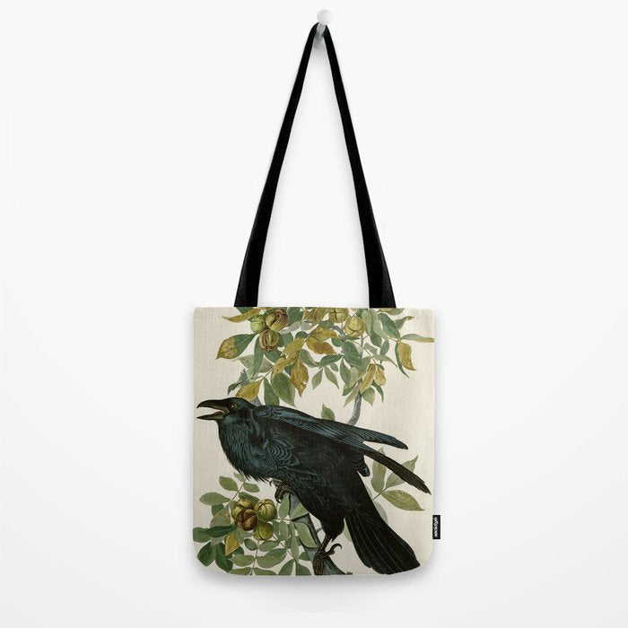 Raven - John James Audubon Birds of America Tote Bag Gallery Image 2