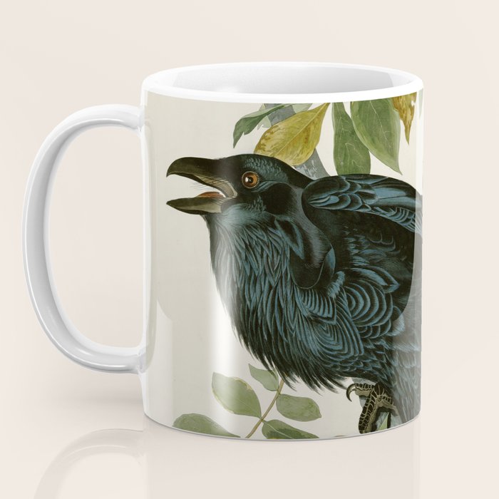Raven - John James Audubon Birds of America Coffee Mug Gallery Image 3