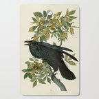 Raven - John James Audubon Birds of America Cutting Board Gallery Image 1