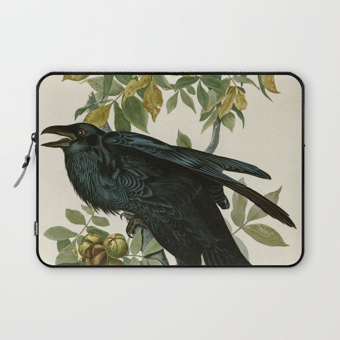 Raven - John James Audubon Birds of America Laptop Sleeve Gallery Image 1