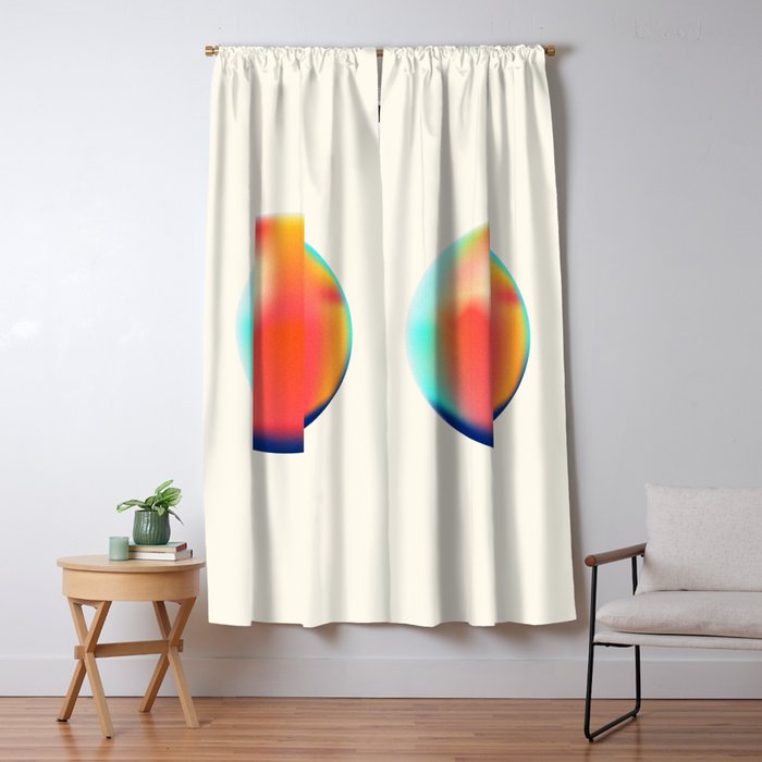 Bright Gradient Sphere  Window Curtain Gallery Image 1