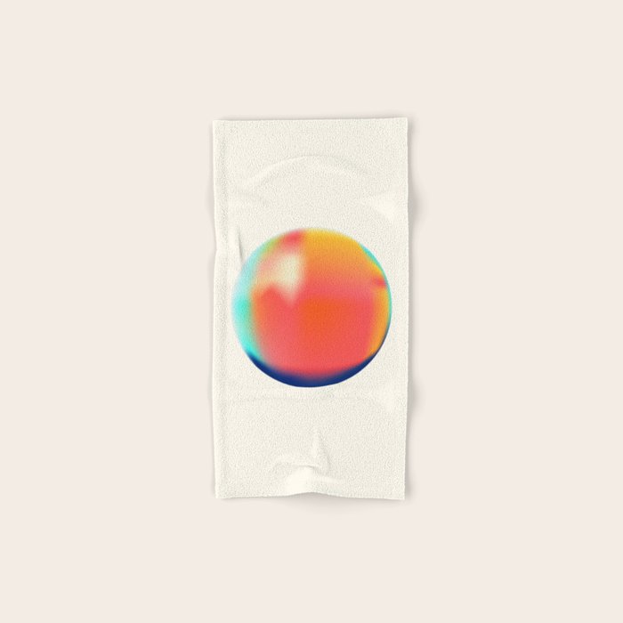Bright Gradient Sphere  Bath Towel Gallery Image 1
