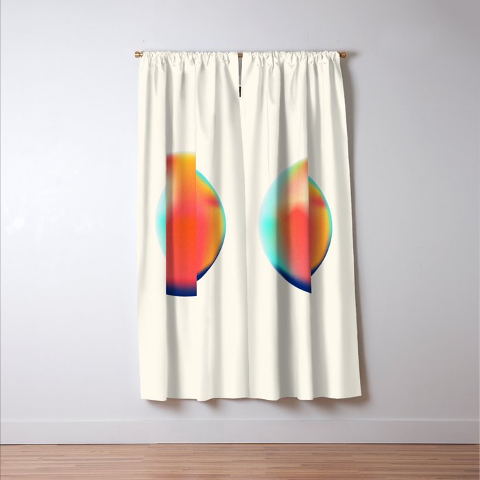 Bright Gradient Sphere  Window Curtain Gallery Image 3