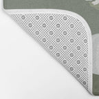 Wildflower bouquet in vase illustration - muted pink, beige and sage green flowers  Bath Mat Gallery Image 2