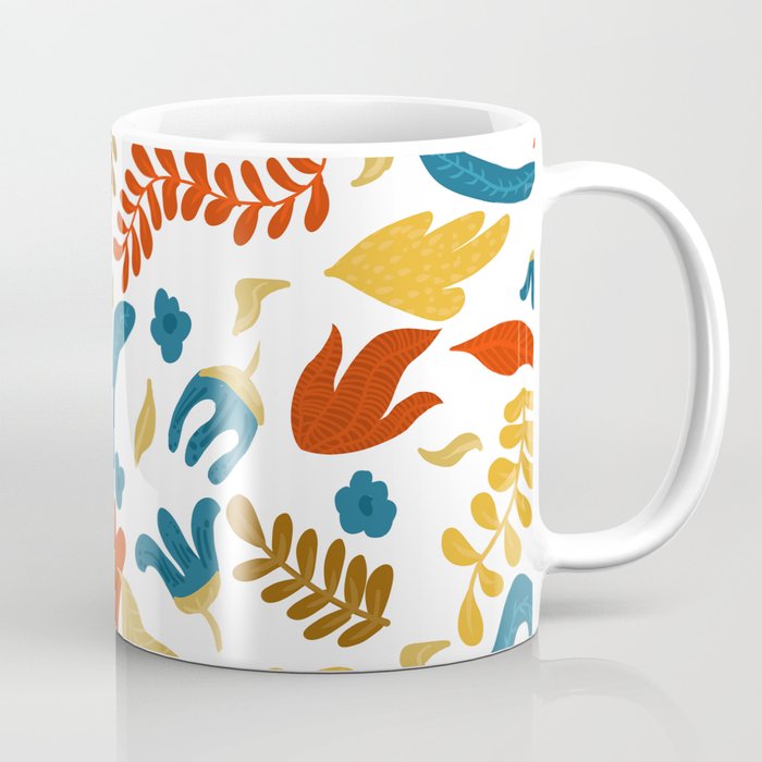 Echo of Innocence | Botanical Nature Eclectic Plants | Vintage Floral Rustic Spring Garden Blossom Coffee Mug Gallery Image 1