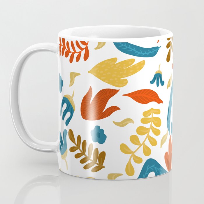 Echo of Innocence | Botanical Nature Eclectic Plants | Vintage Floral Rustic Spring Garden Blossom Coffee Mug Gallery Image 3