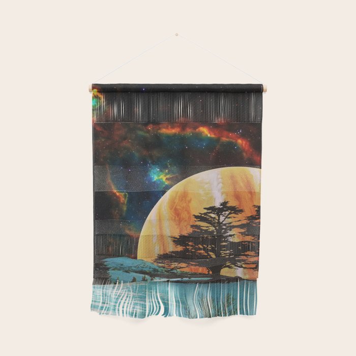 Celestial Sky - Space Collage, Retro Futurism, Sci-Fi Wall Hanging Gallery Image 1