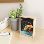 Celestial Sky - Space Collage, Retro Futurism, Sci-Fi Mini Art Print Gallery Image 2