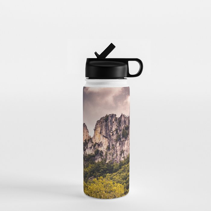 Seneca Rocks State Park West Virginia Landscape Mountains Stormy Water Bottle Gallery Image 1