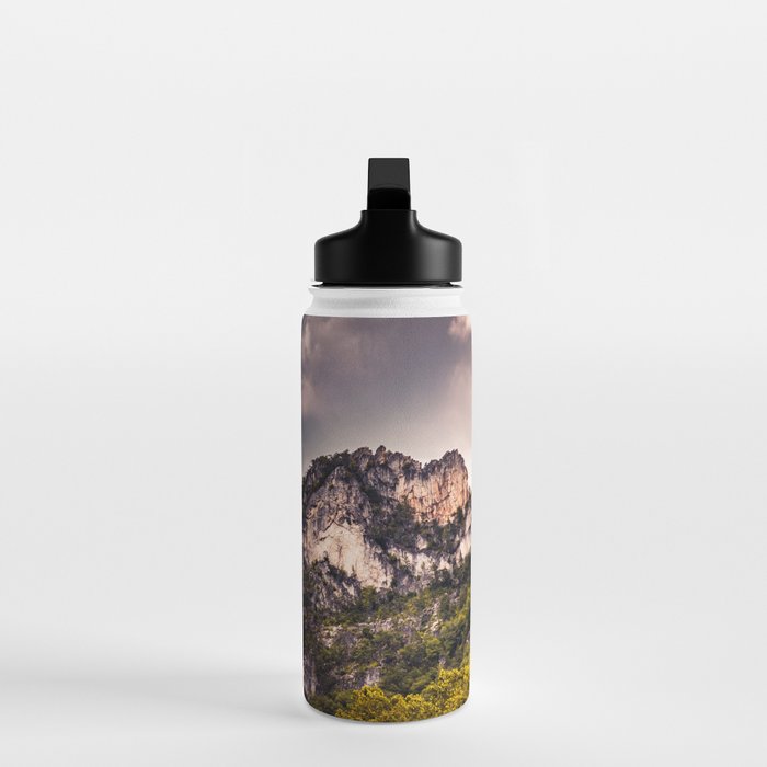 Seneca Rocks State Park West Virginia Landscape Mountains Stormy Water Bottle Gallery Image 3