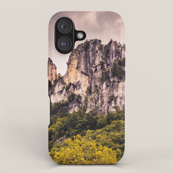Seneca Rocks State Park West Virginia Landscape Mountains Stormy iPhone Case Gallery Image 1