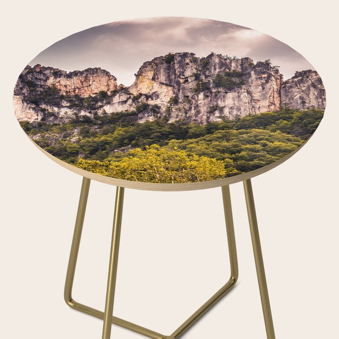 Seneca Rocks State Park West Virginia Landscape Mountains Stormy Side Table Gallery Image 2