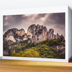 Seneca Rocks State Park West Virginia Landscape Mountains Stormy Wall Mural Gallery Image 2