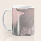 Blush and Black Abstract Art Print Coffee Mug Gallery Image 3