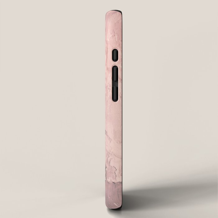Blush and Black Abstract Art Print iPhone Case Gallery Image 2