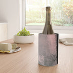 Blush and Black Abstract Art Print Wine Chiller Gallery Image 4
