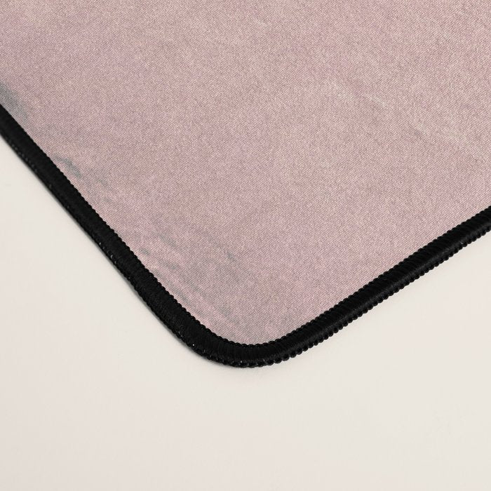 Blush and Black Abstract Art Print Desk Mat Gallery Image 4