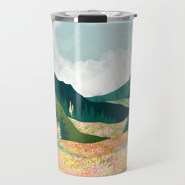 Spring Flower Vista Travel Mug Gallery Image 1