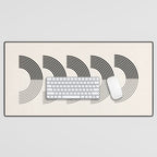 Black Rainbows Desk Mat Gallery Image 1