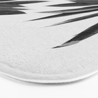 Agave Cactus Black & White Bath Mat Gallery Image 3