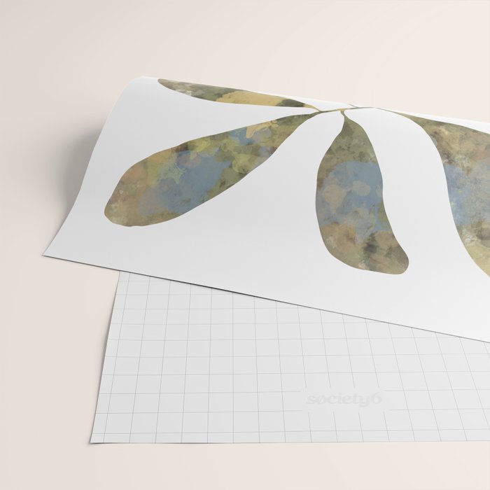 Silhouette plant acrylic Wrapping Paper Gallery Image 2