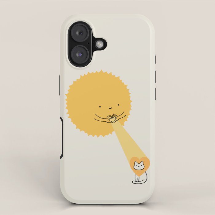 Love keeps the heart warm iPhone Case Gallery Image 1
