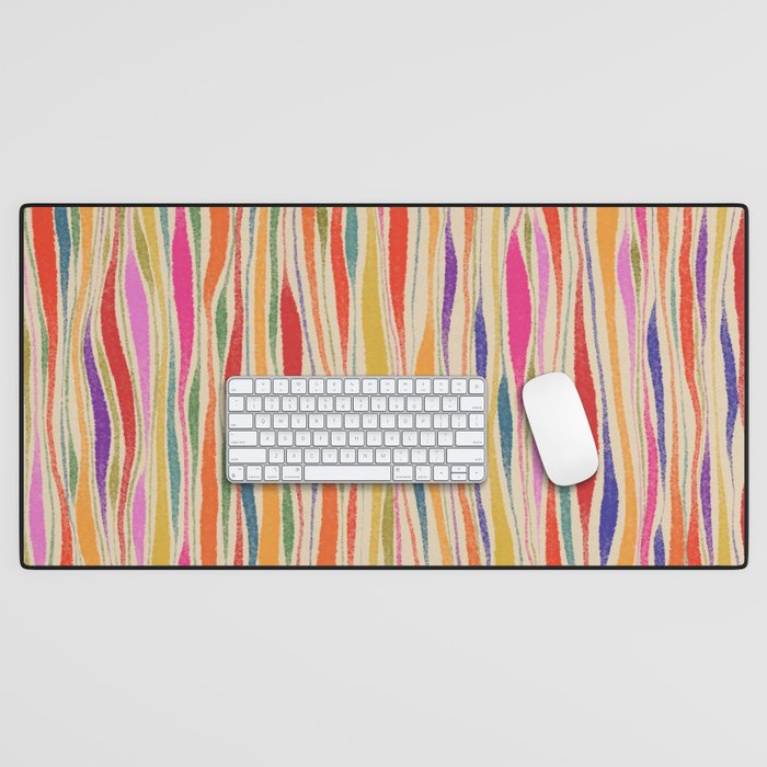 Irregular Lines / Summer Palette Desk Mat Gallery Image 1