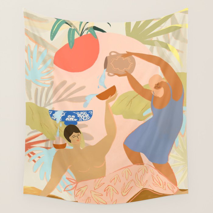Water Play Wall Tapestry Gallery Image 4