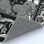 âRiding Out From The Abbeyâ by Aubrey Beardsley Rug Gallery Image 4