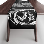 âRiding Out From The Abbeyâ by Aubrey Beardsley Table Runner Gallery Image 1