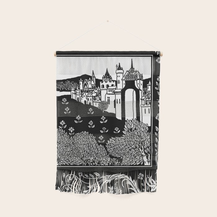 âRiding Out From The Abbeyâ by Aubrey Beardsley Wall Hanging Gallery Image 1