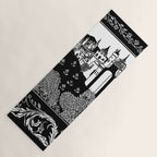 âRiding Out From The Abbeyâ by Aubrey Beardsley Yoga Mat Gallery Image 1
