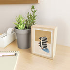 Minimal Penguin Stack Mini Art Print Gallery Image 2
