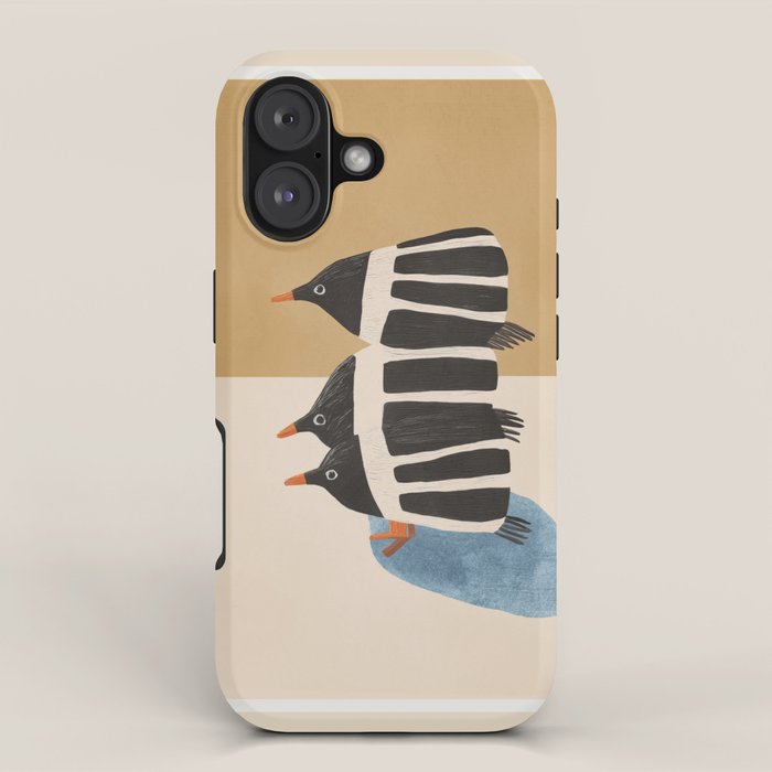 Minimal Penguin Stack iPhone Case Gallery Image 1